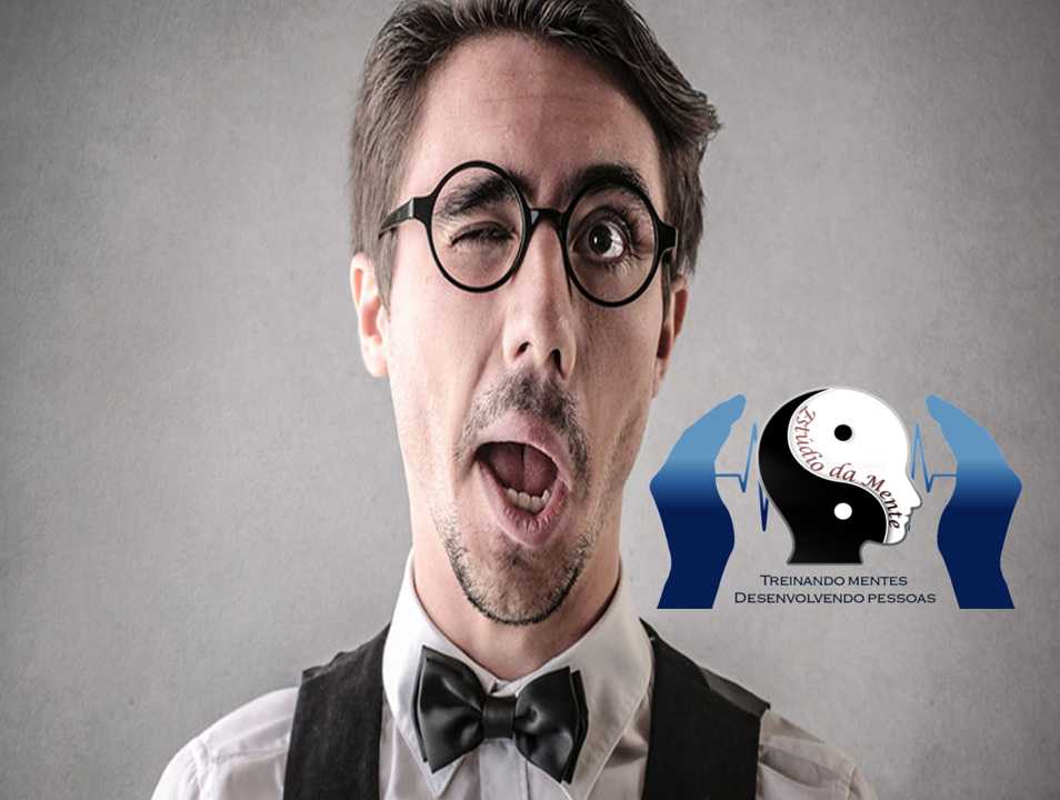 Homem com tique nervoso